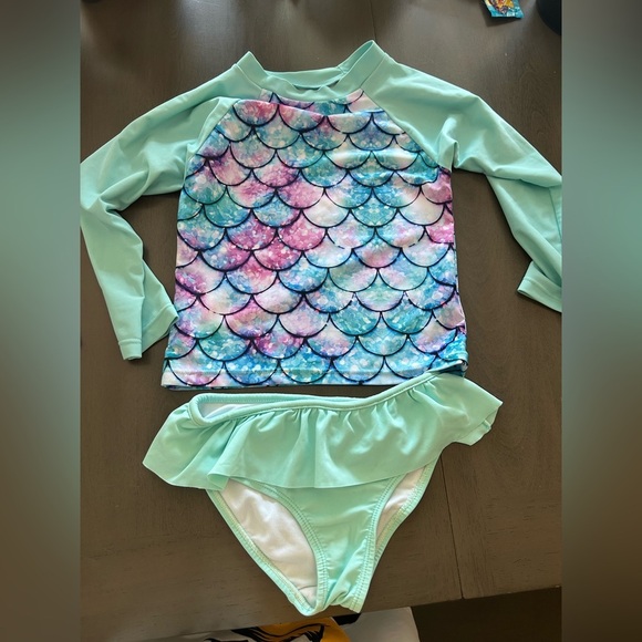 😍Lot of 2 Unicorn and Mermaid Kids Swim Sets - Picture 5 of 6